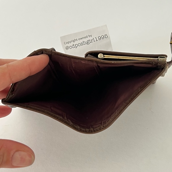 Vintage 70s Christian Dior Diorissimo oblique monogram wallet Leather canvas - Picture 5 of 16